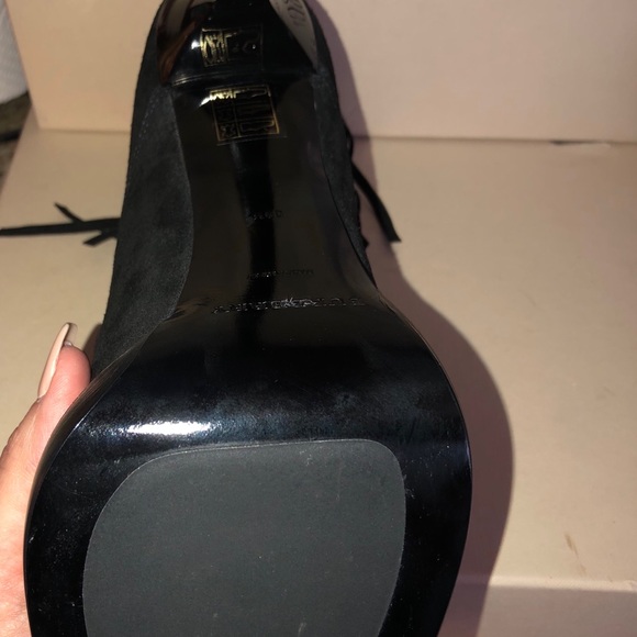 Burberry Nadie Suede Fringe Ankle Boot - Picture 5 of 7